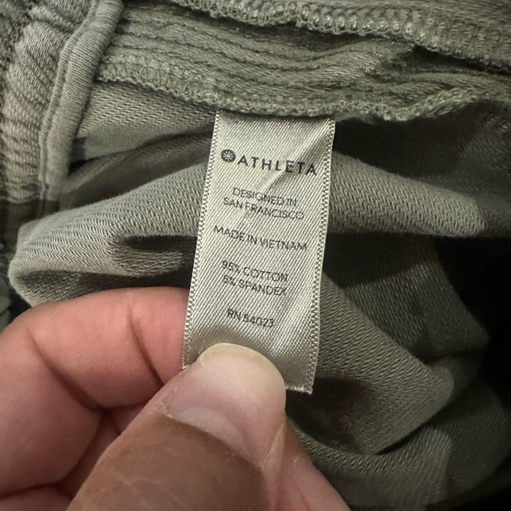 Athleta Sage Green Athletic Shorts - Picture 7 of 8